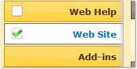 Select Web Site to create Web Site.